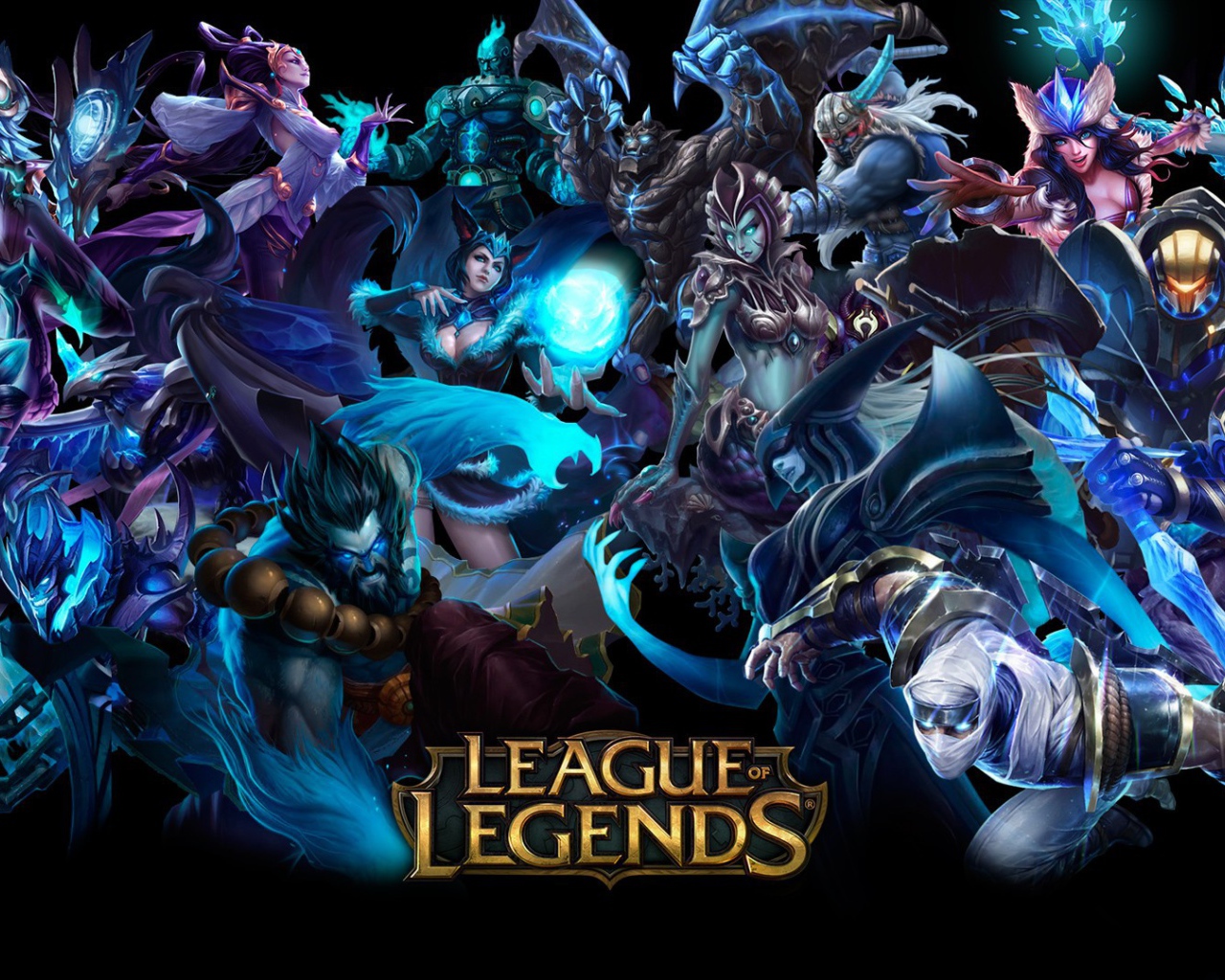 Постер игры League of Legends