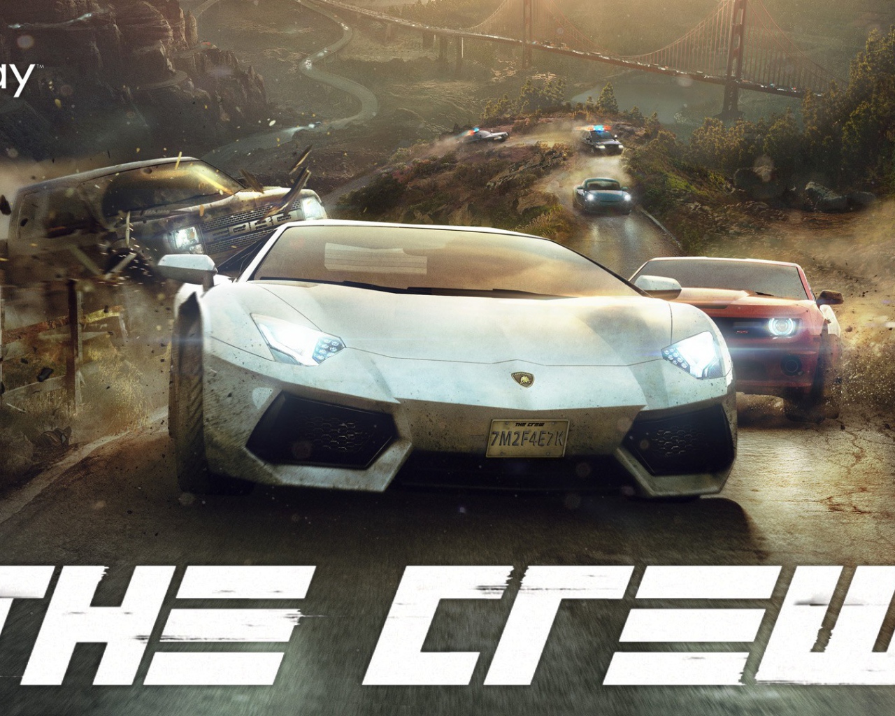 Постер видео игры The Crew