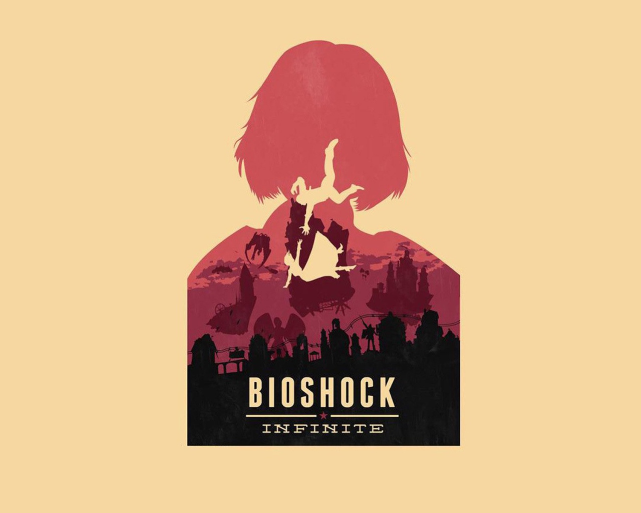 Постер игры Биошок Инфинити