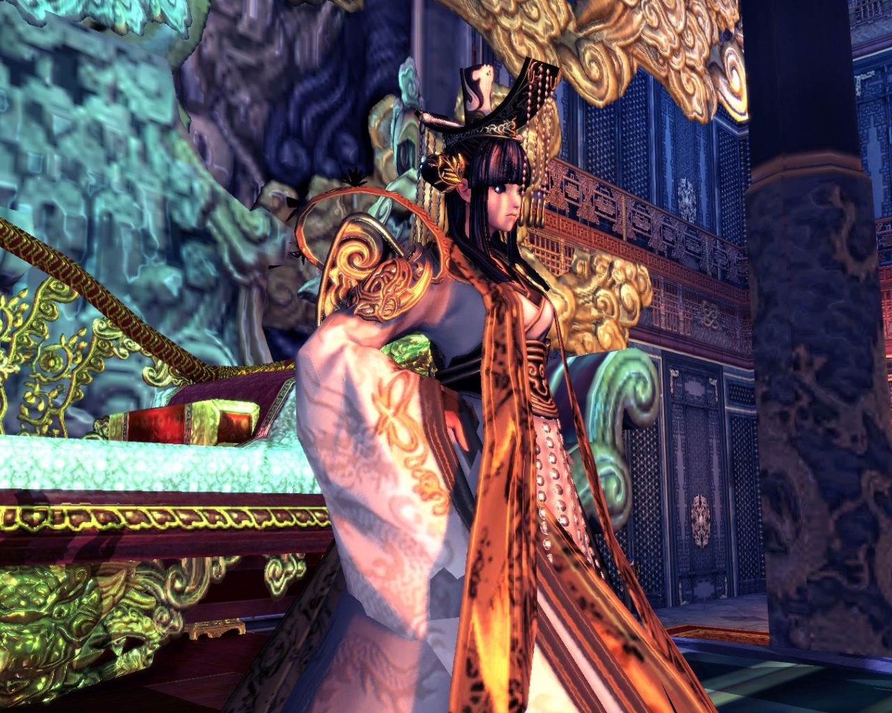 Королева у трона, игра Blade & Soul