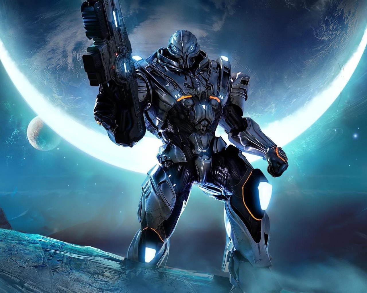 Робот из игры Section 8 Prejudice