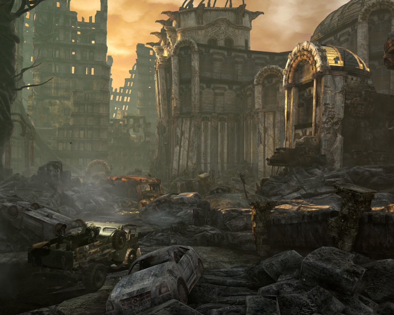 Руины в игре Gears of War 3