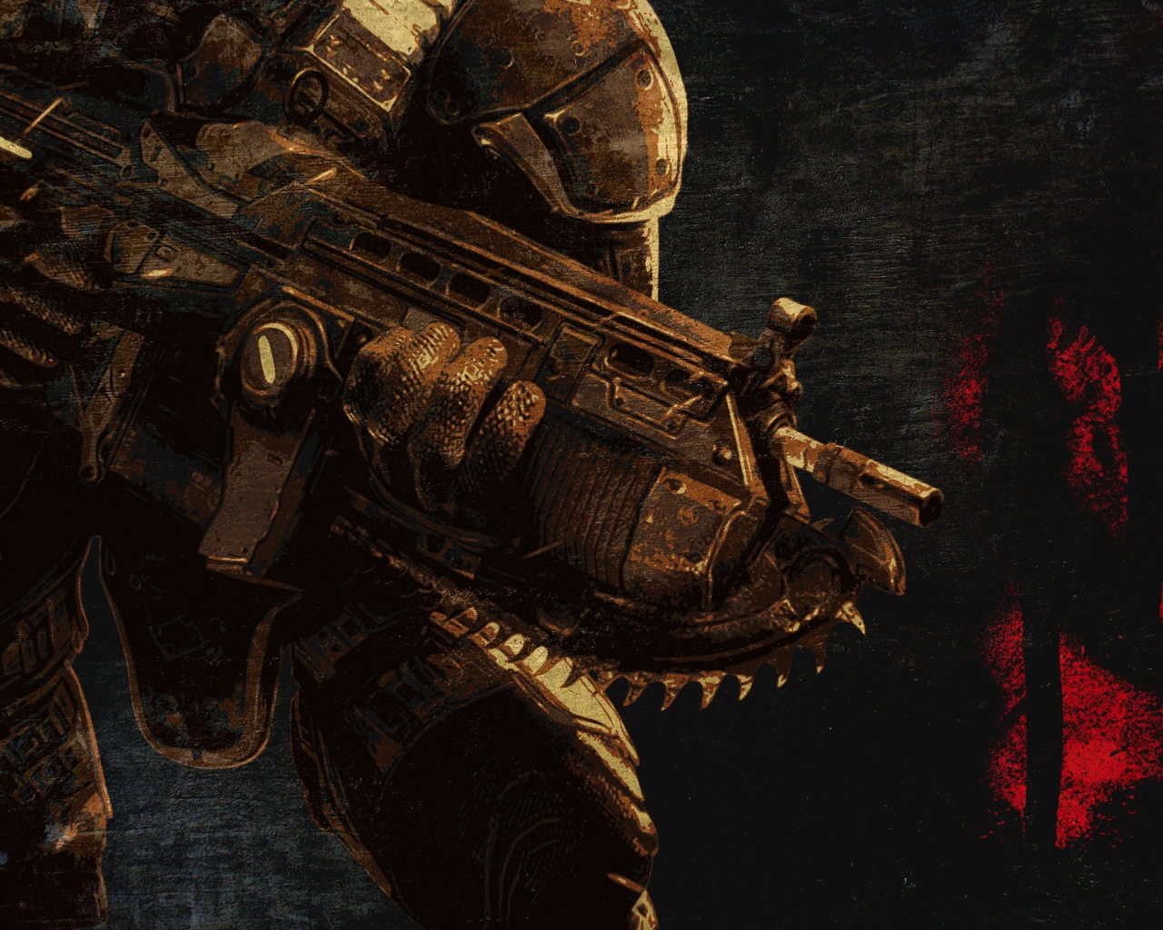 Ржавый робот, игра Gears of War