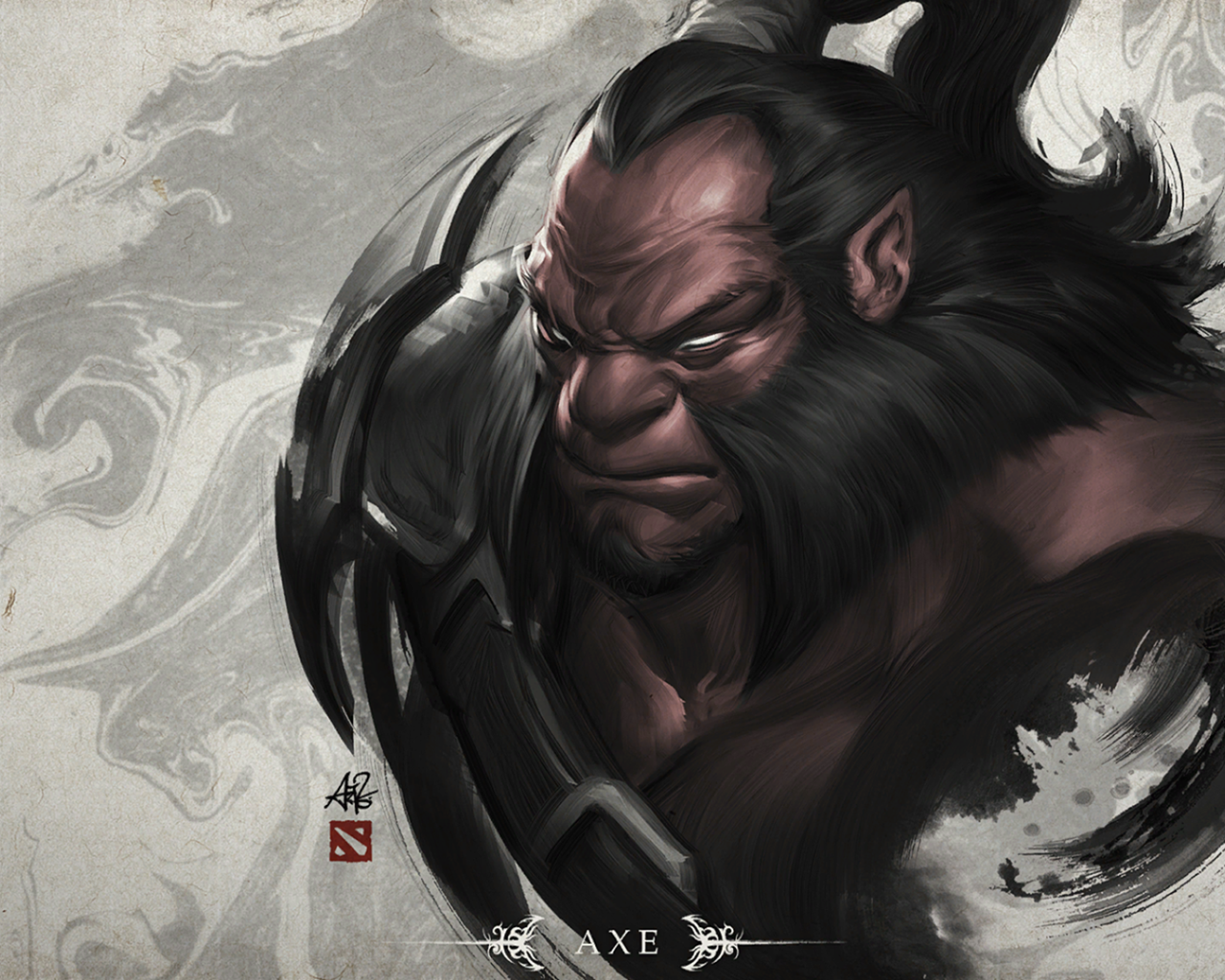 Лохматый Акс в игре Dota 2