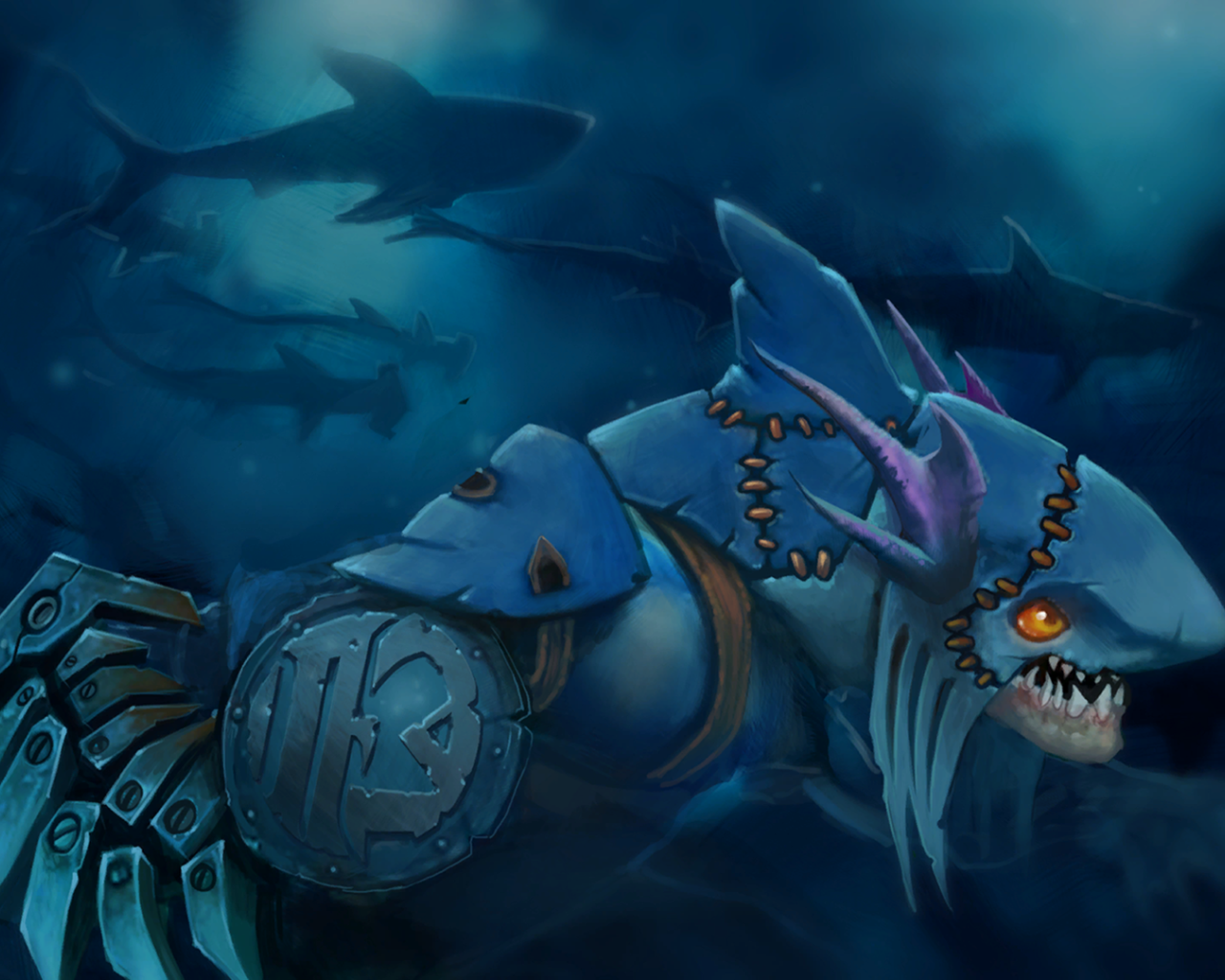 Акула в доспехах, игра Dota 2