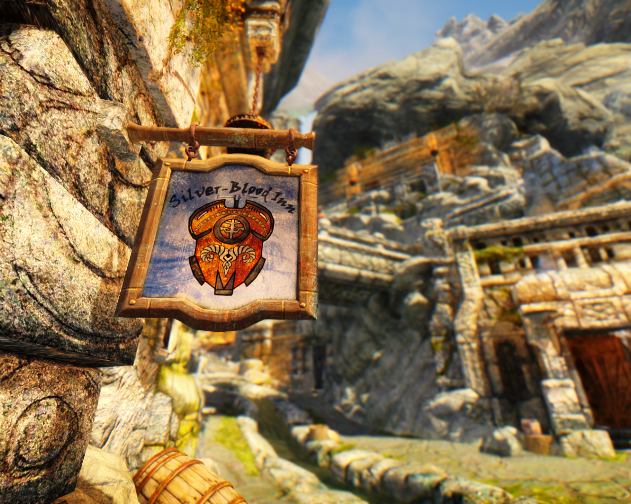 Вывеска магазина в игре The Elder Scrolls V Skyrim