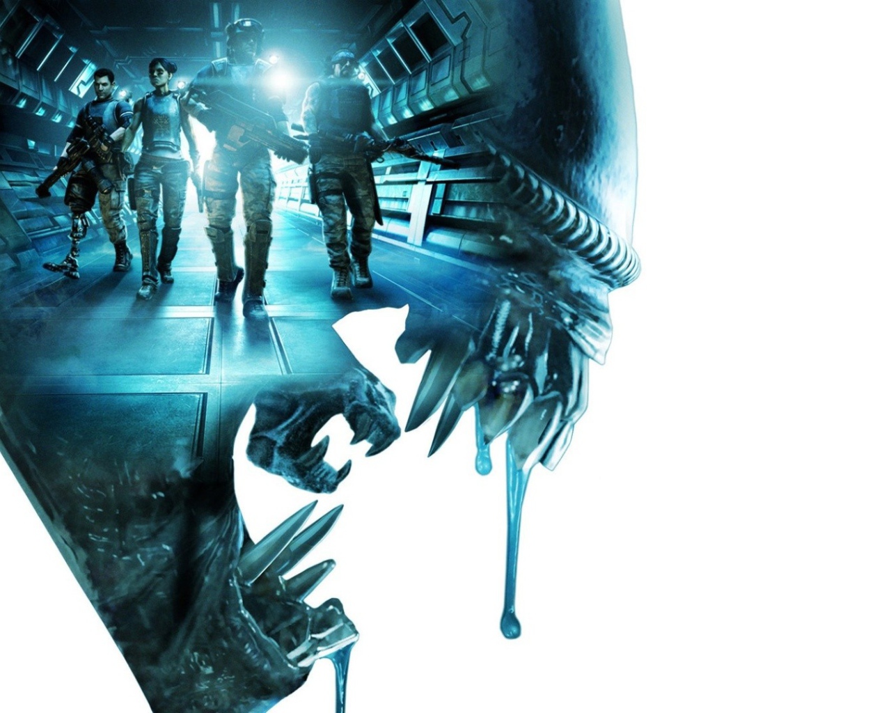 Силуэт игры Alien Isolation