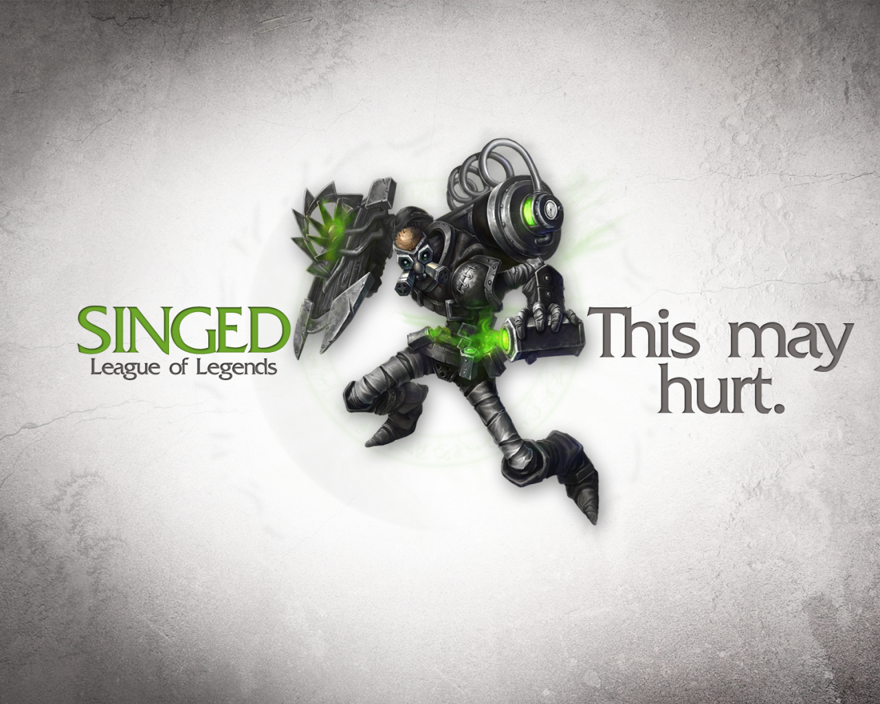 Персонаж Сингед из игры Лига легенд