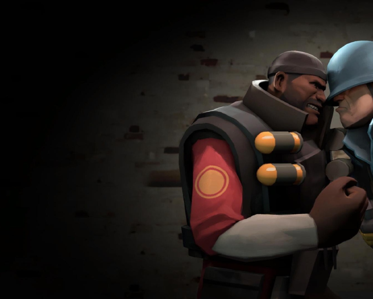 Солдаты из игры Team Fortress 2