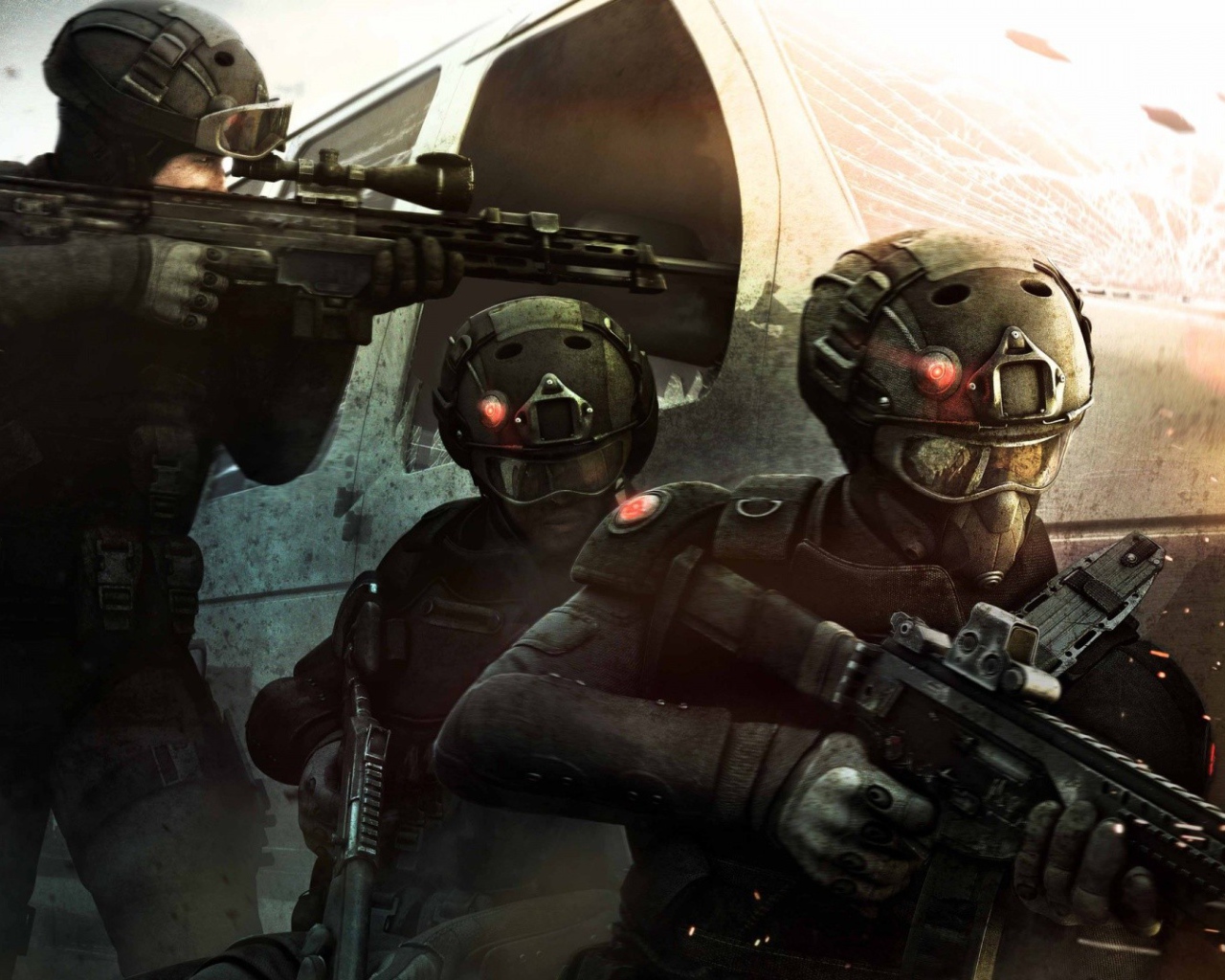 Солдаты в игре Rainbow Six