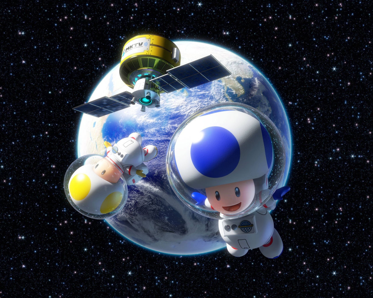 Космос в игре Mario Kart 8