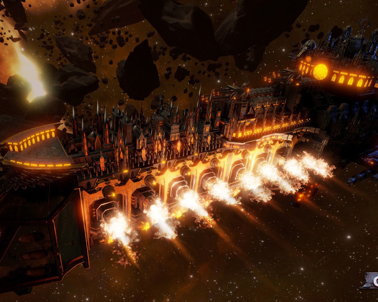 Космический корабль в игре Warhammer 40K