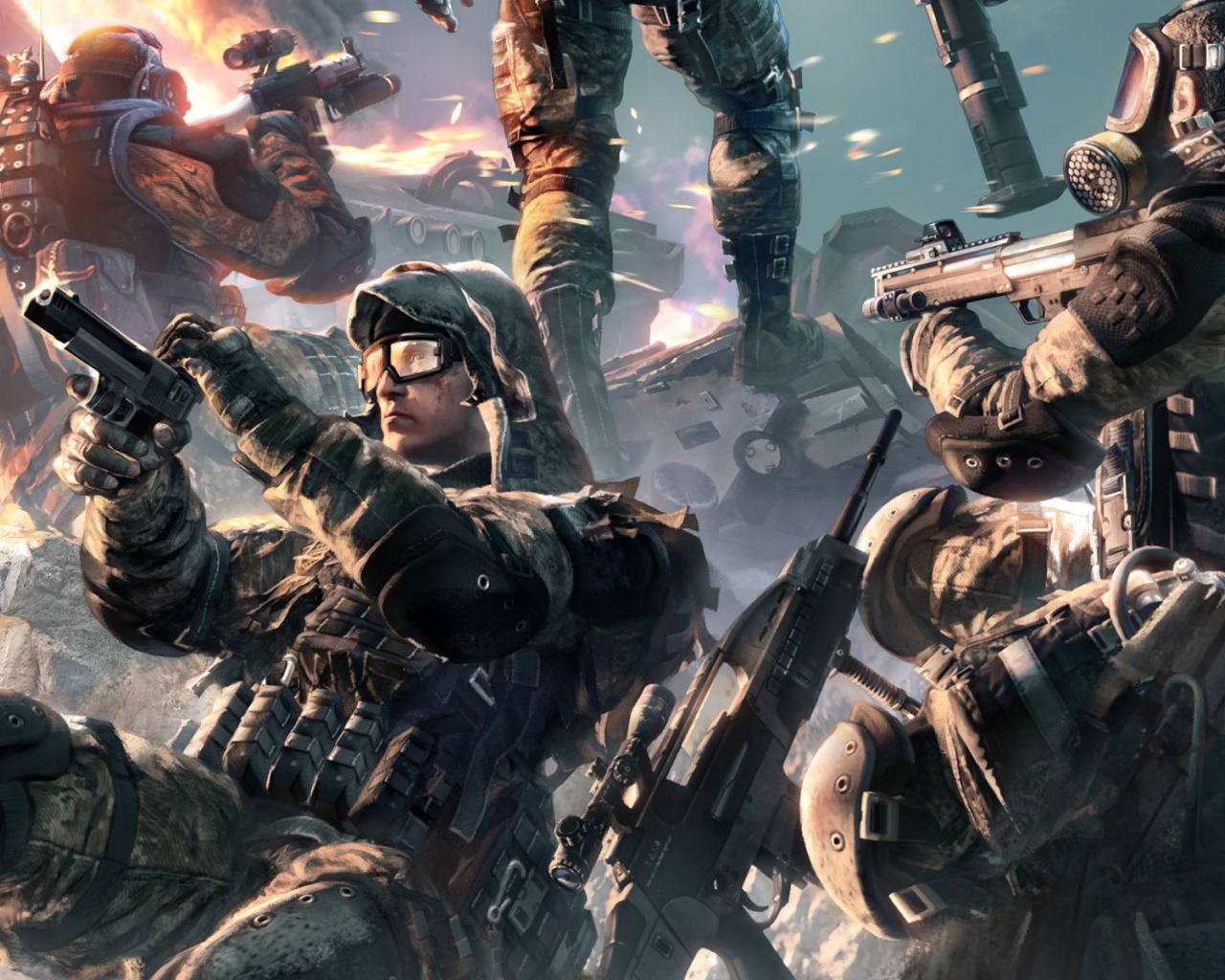 Бой спецназа в игре Warface