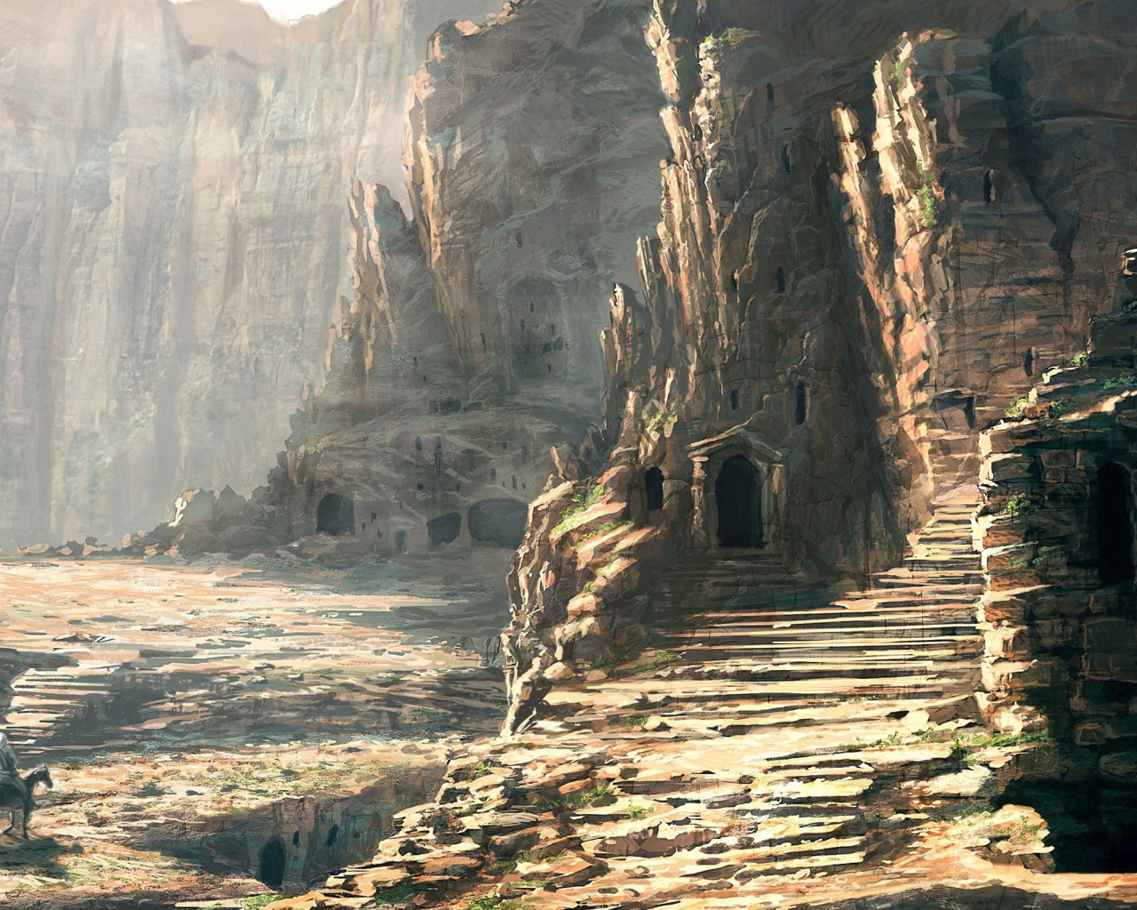 Лестница в горы, игра Assassin's Creed