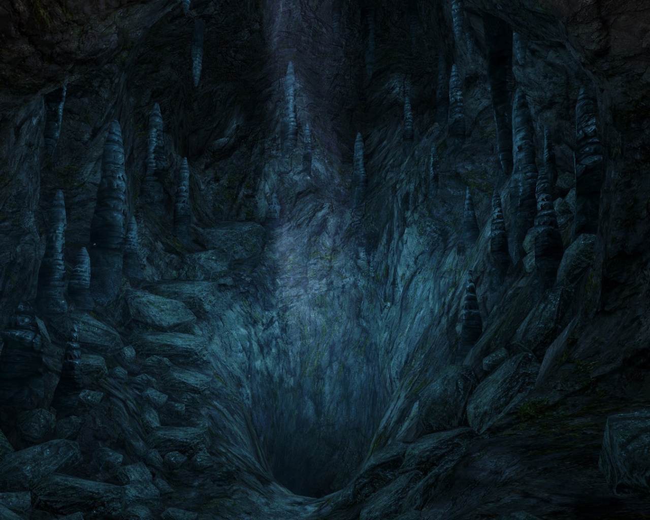 Каменная пещера в игре Dear Esther