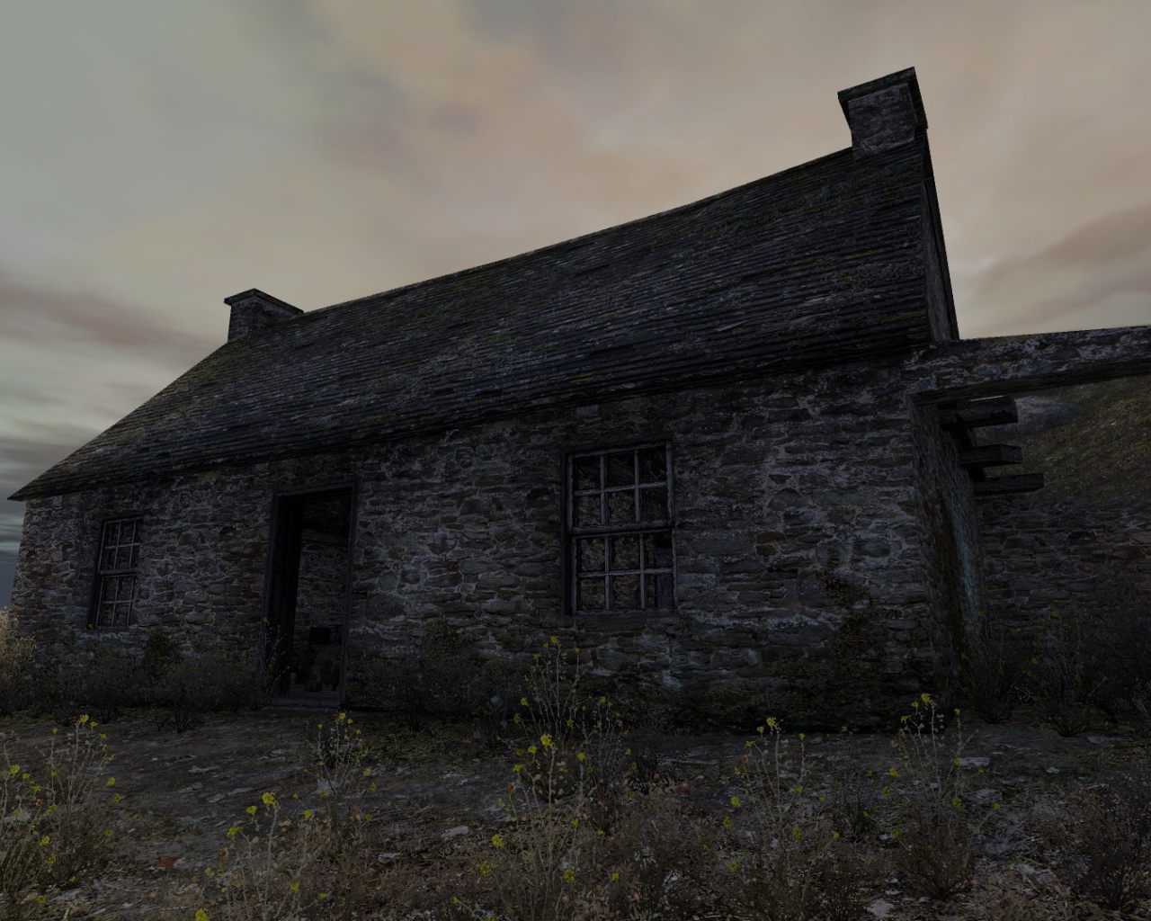 Каменный дом в игре Dear Esther