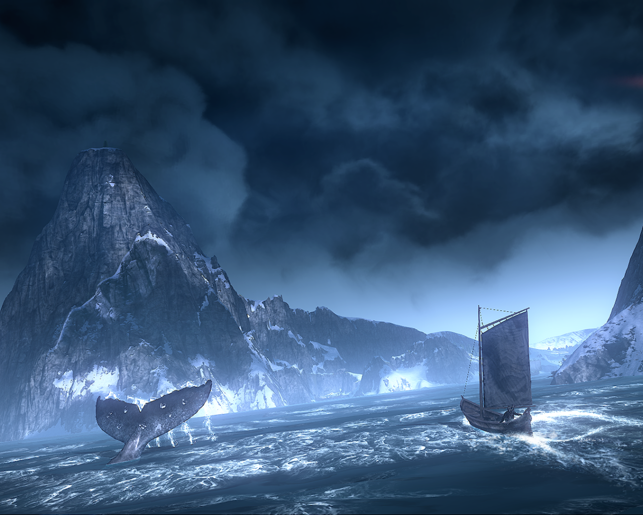 Бурное море в игре The Witcher 3 Wild Hunt