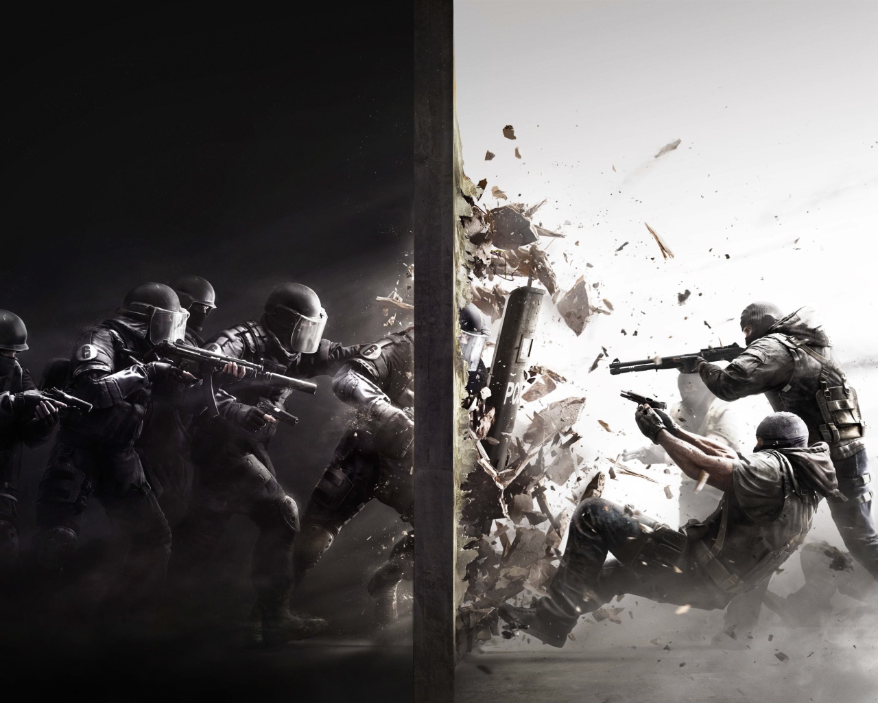 Сражение в игре Rainbow Six