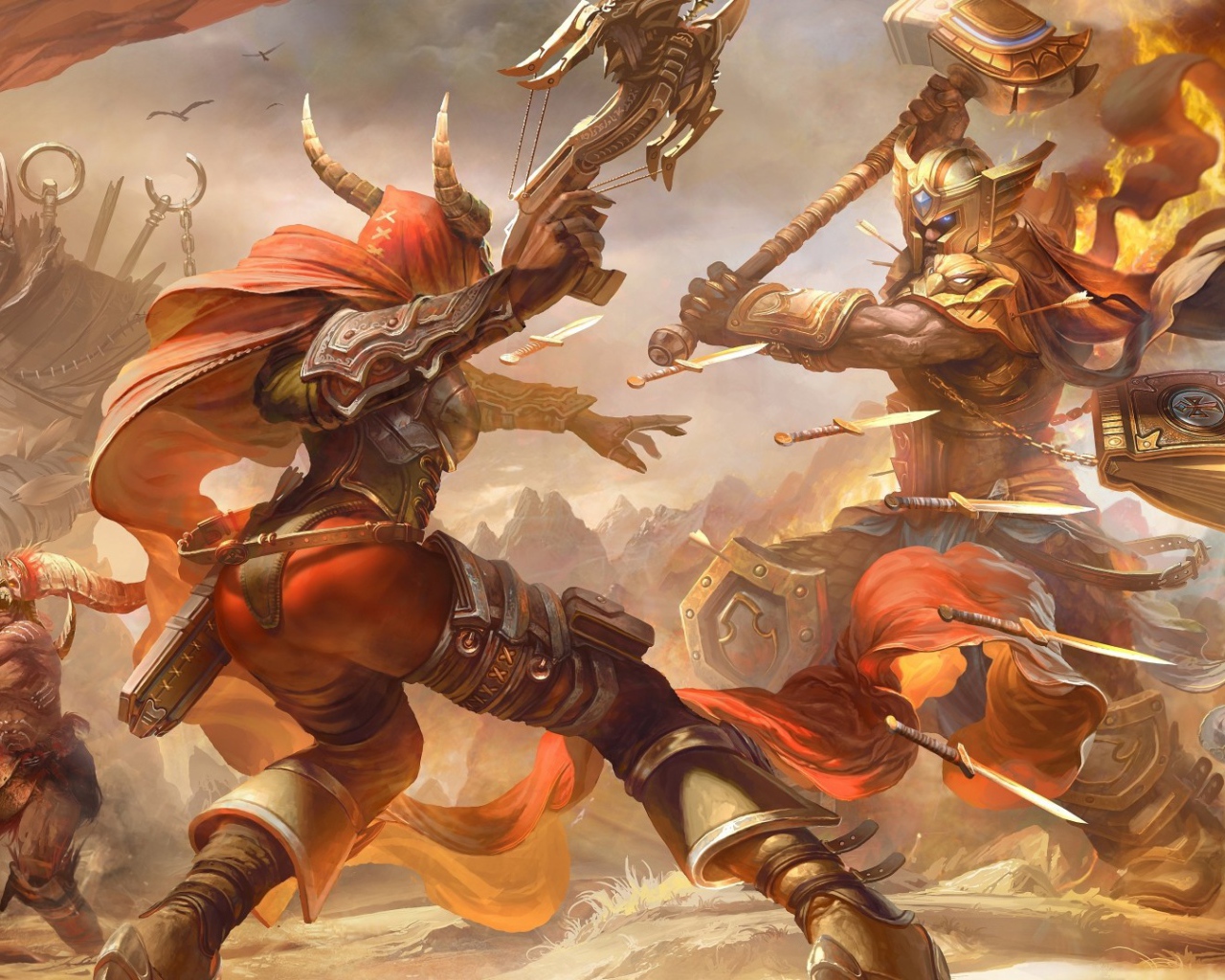 Сражение в игре Uther the Lightbringer