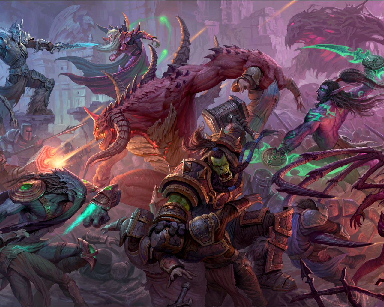 Сражение в игре World of Warcraft