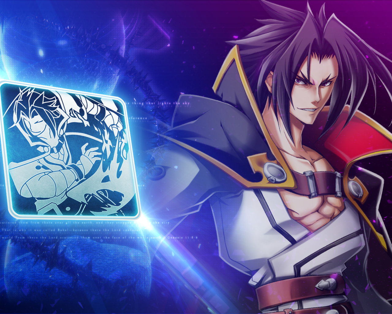 Персонаж Шишигами из игры Blazblue