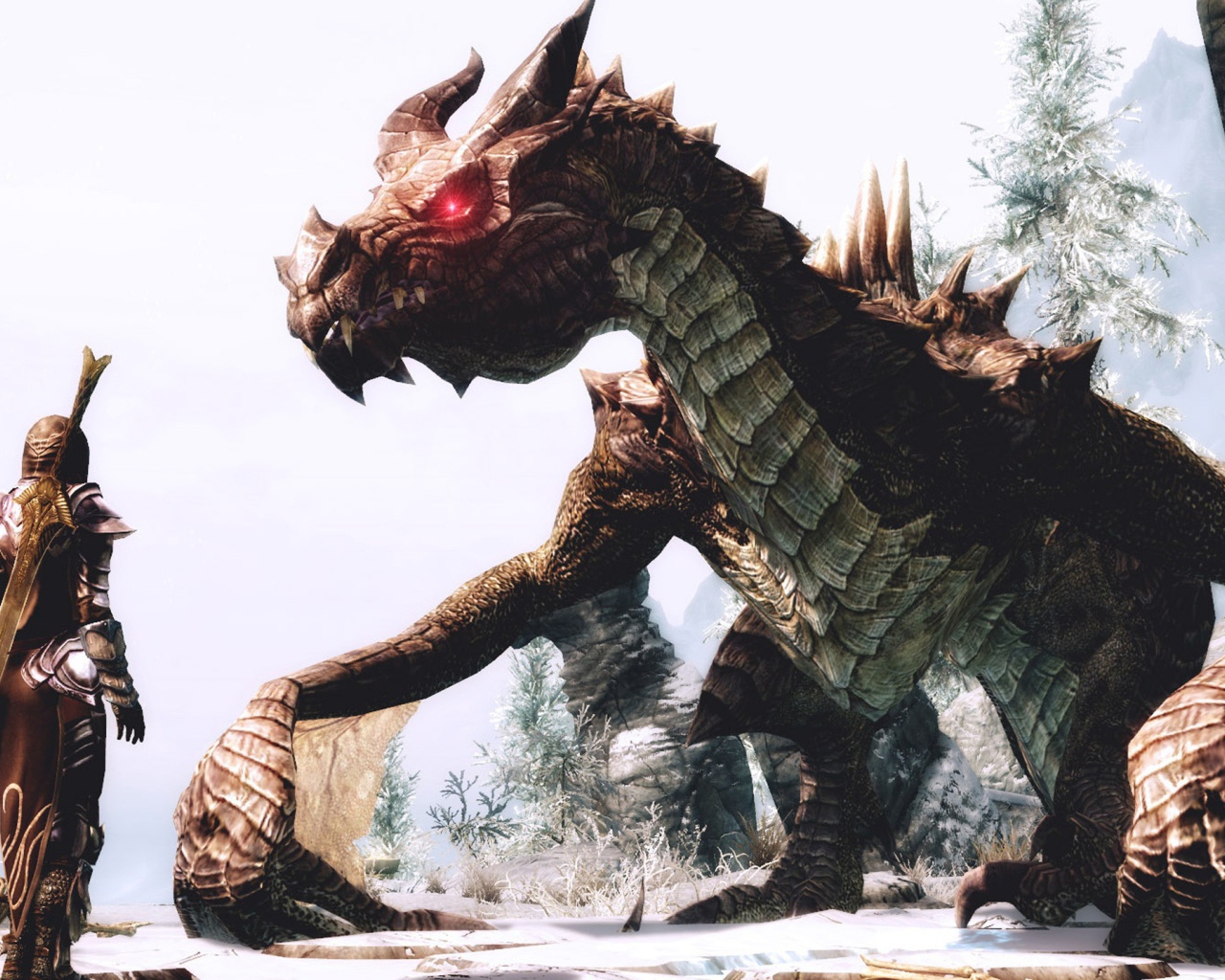 Дракон в игре The Elder Scrolls V Skyrim