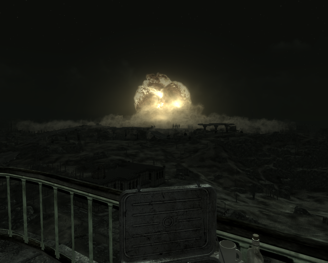 Взрыв в игре Fallout 3