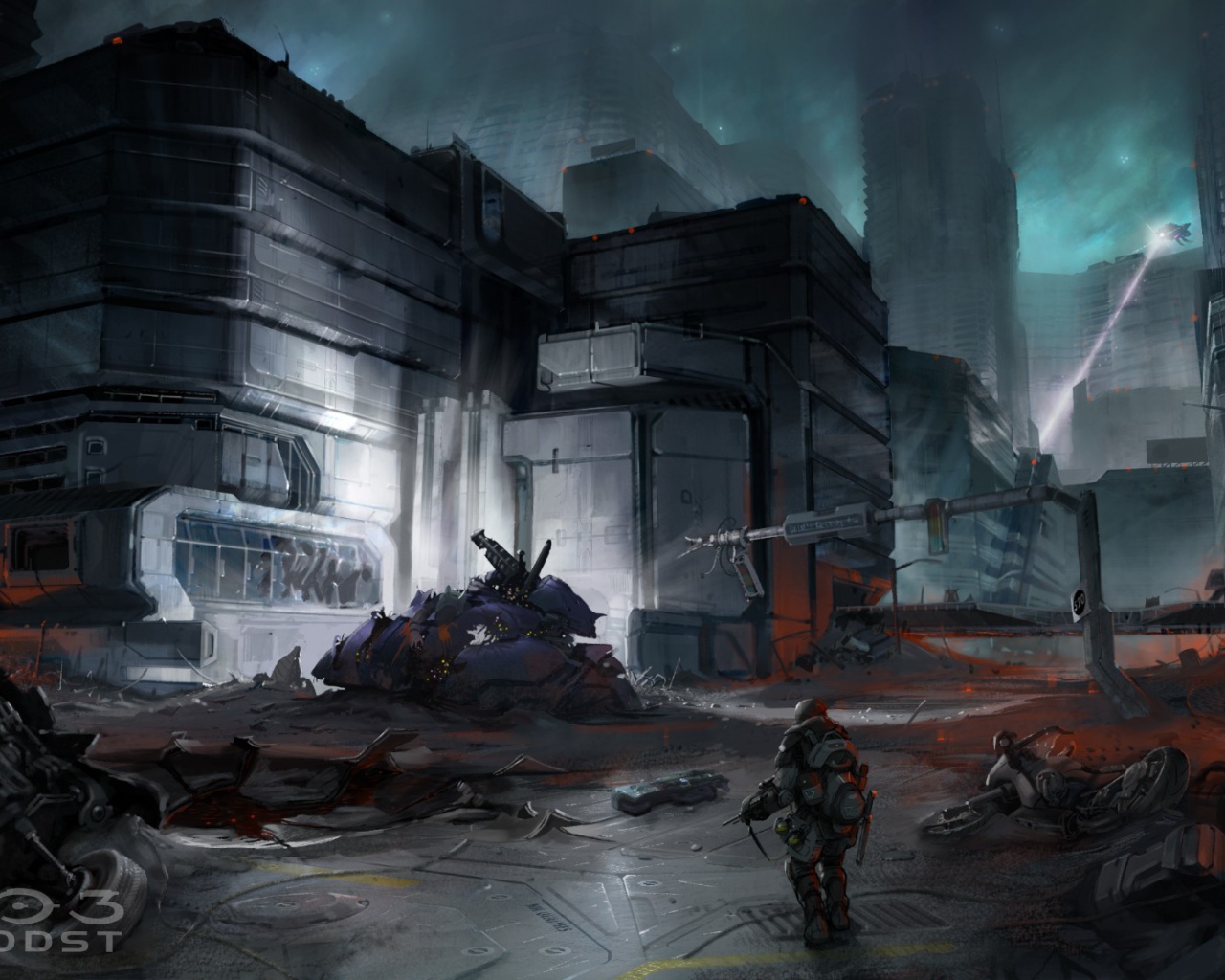 Мир игры Halo 3 ODST