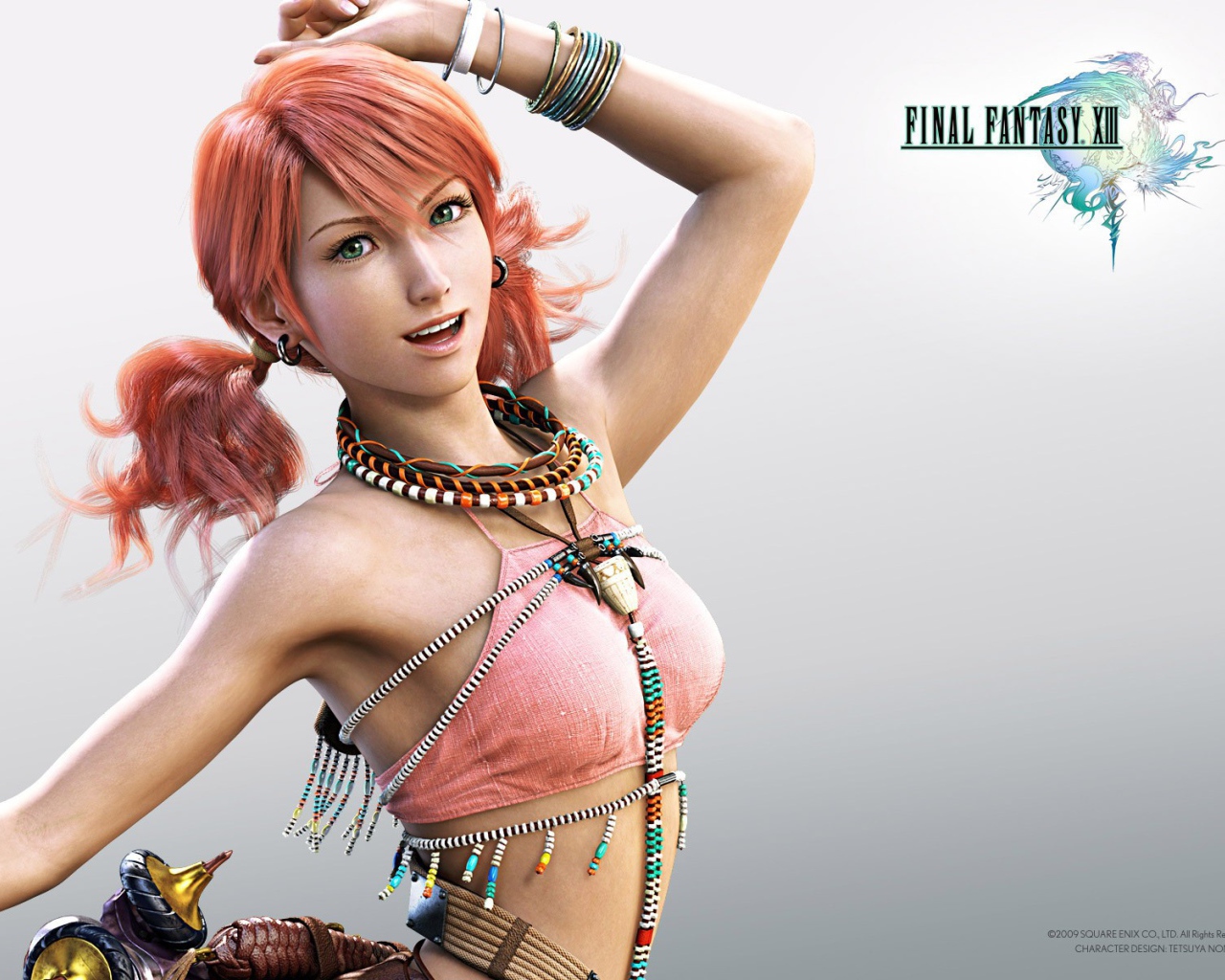 Девушка из игры Final Fantasy XIII