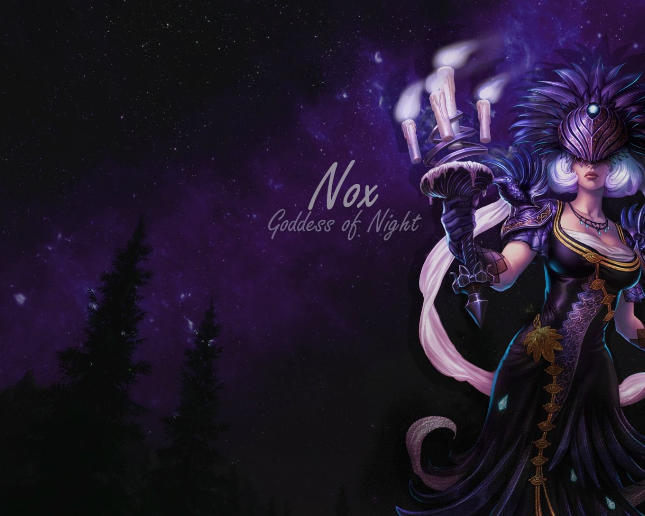 Девушка Нокс из игры Smite