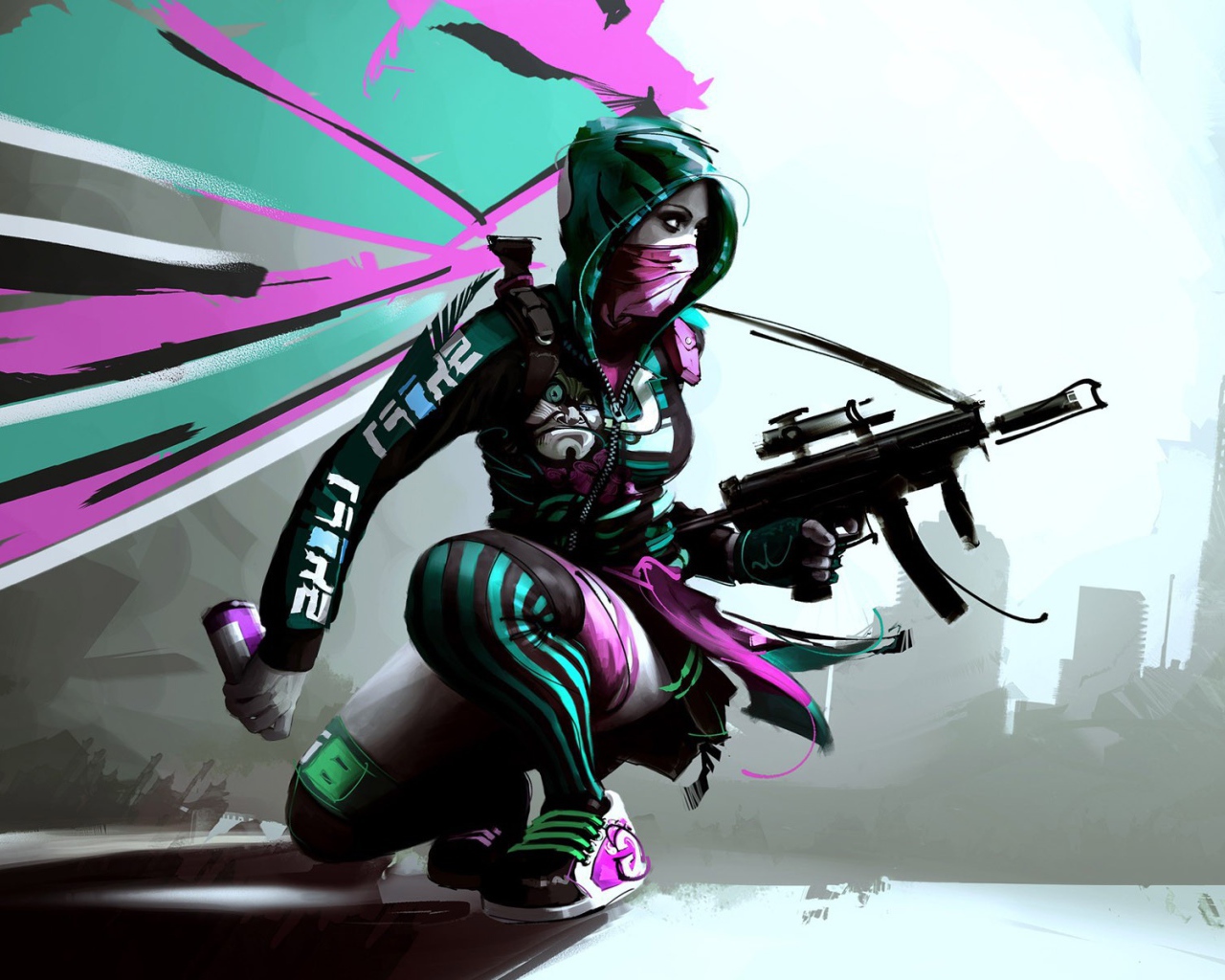 Девушка из онлайн игры All Points Bulletin