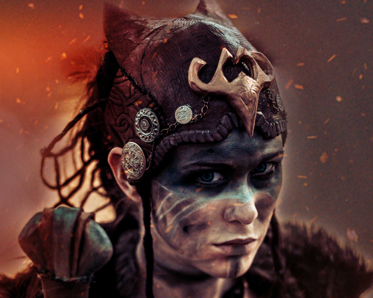 Девушка из видеоигры Hellblade