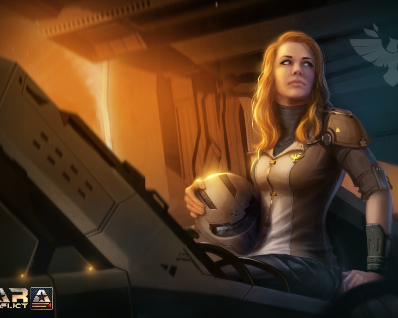 Девушка в игре Star conflict