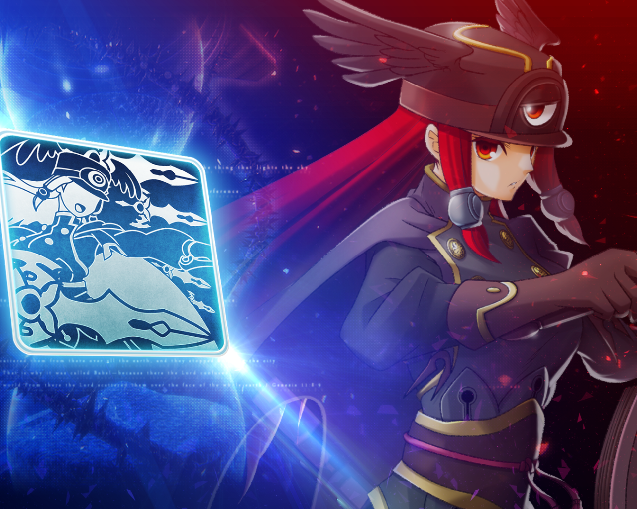 Шлем на голове Рейчел в игре Blazblue