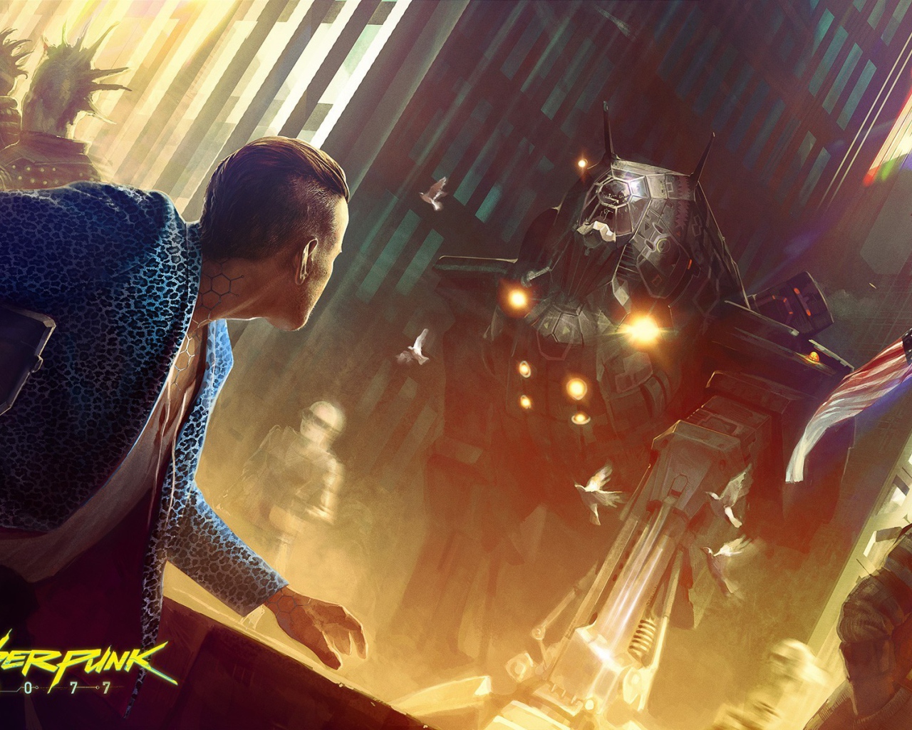 Герой игры Cyberpunk 2077