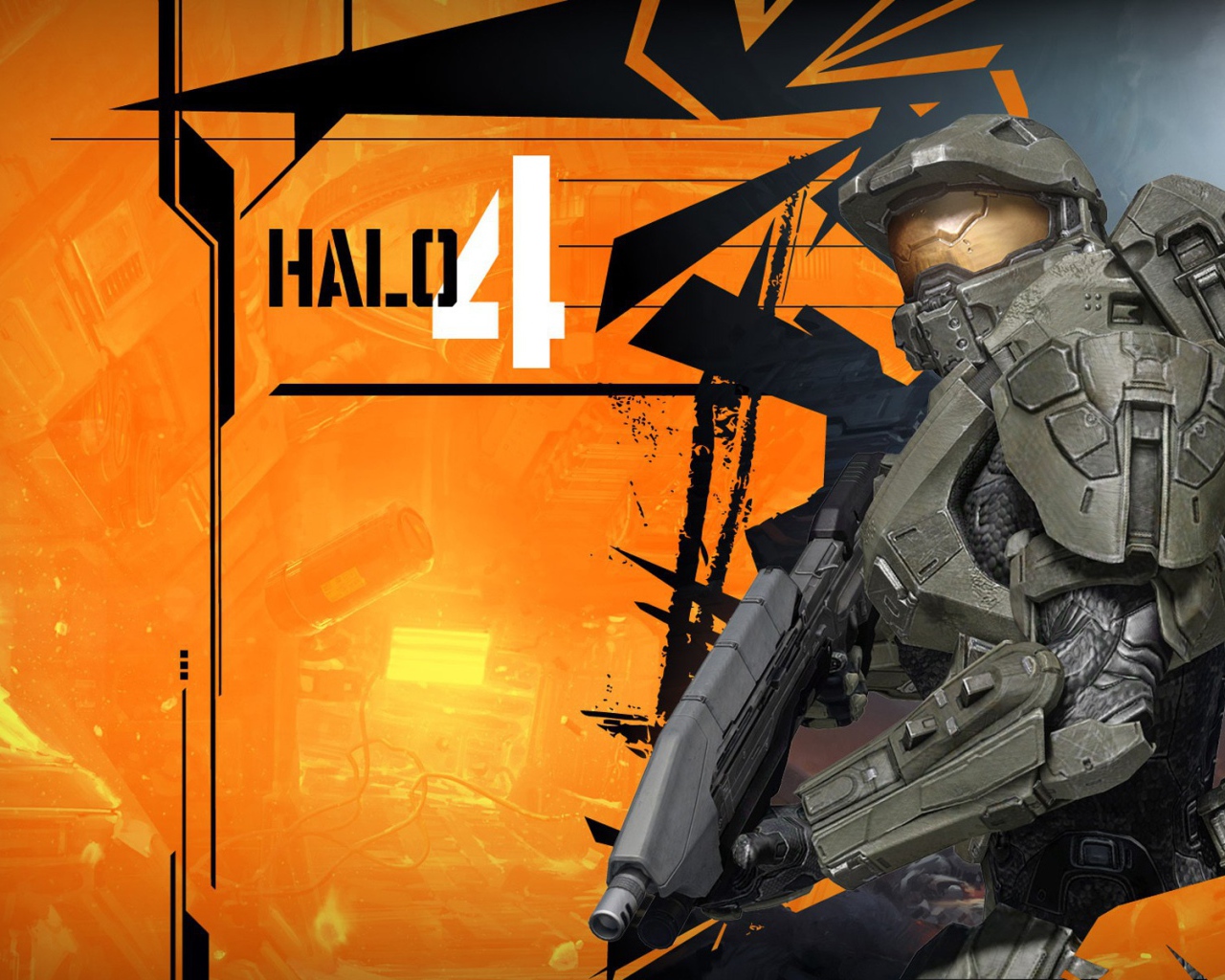 Постер игры Halo 4, Мастер Чиф