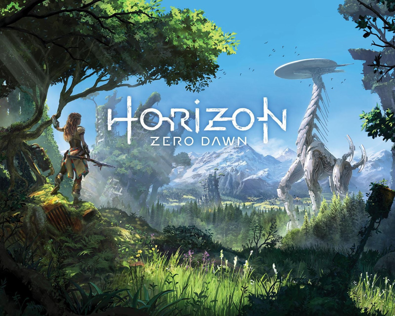 Постер новой игры Horizon Zero Dawn