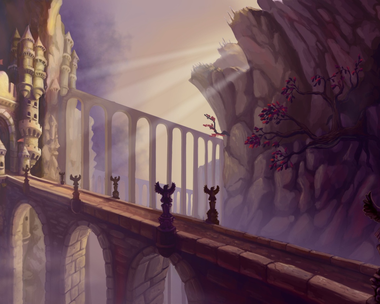 Дорога к замку, фон игры Bejeweled 3