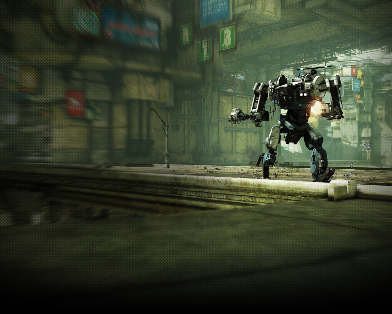 Робот в игре Hawken