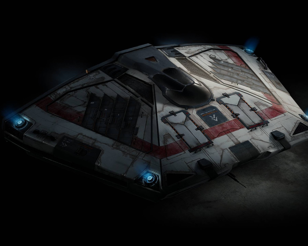 Корабль из космического симулятора Elite Dangerous