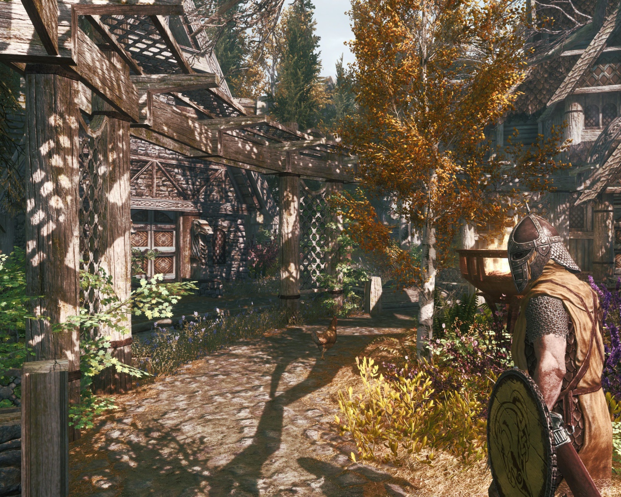 Деревня в игре The Elder Scrolls V Skyrim