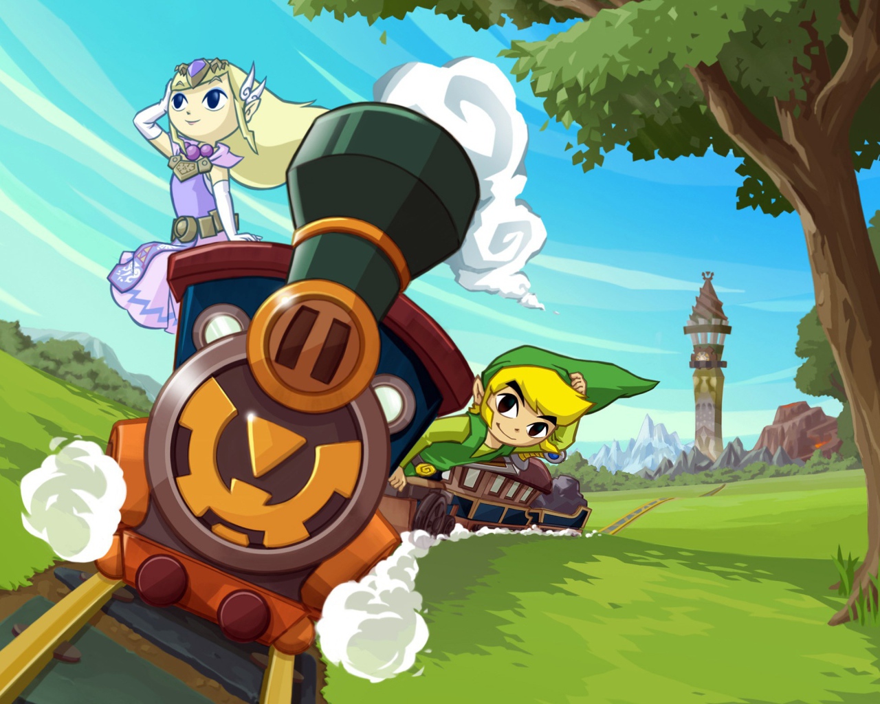 Поезд в игре The Legend of Zelda The Minish Cap