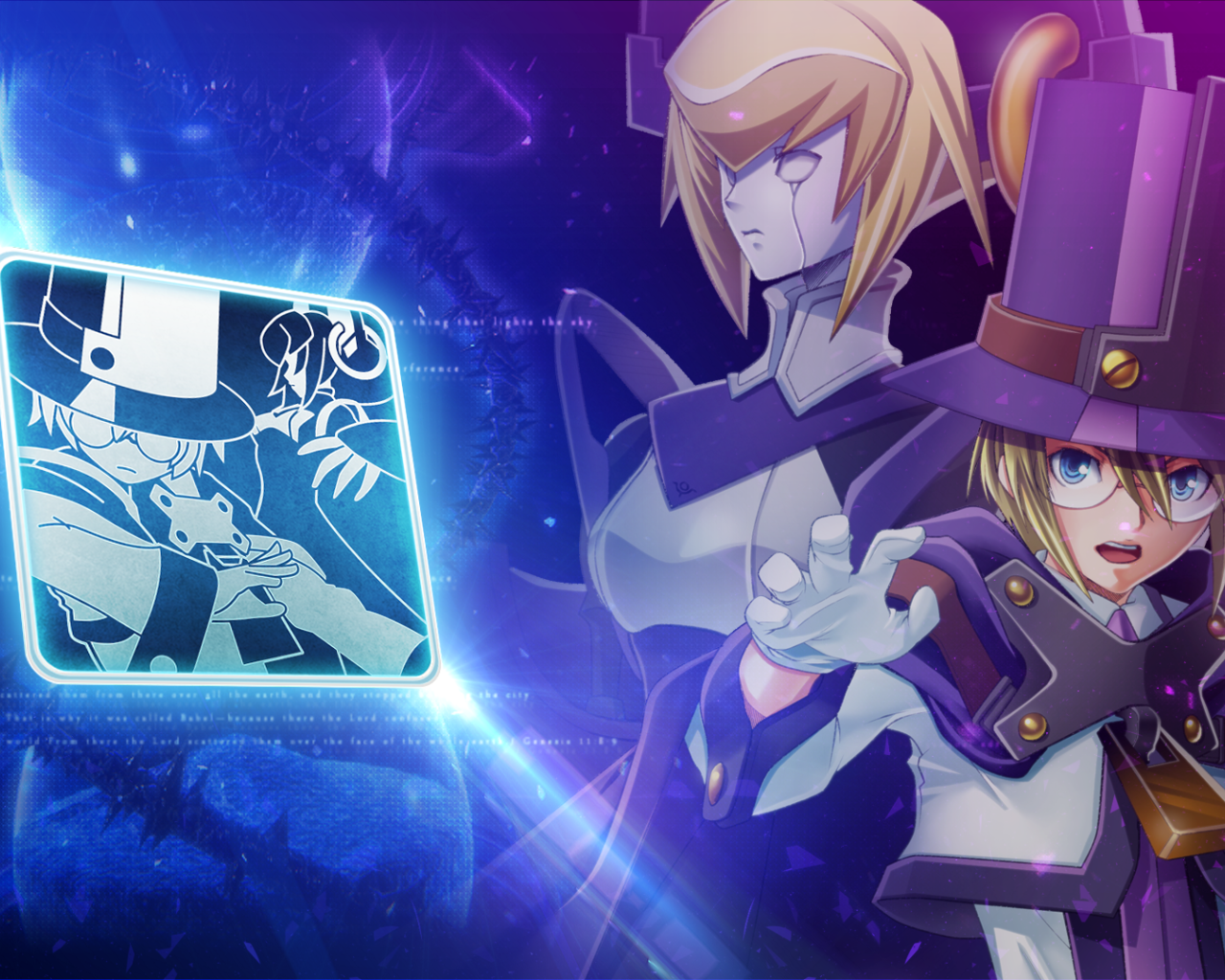 Два персонажа игры Blazblue