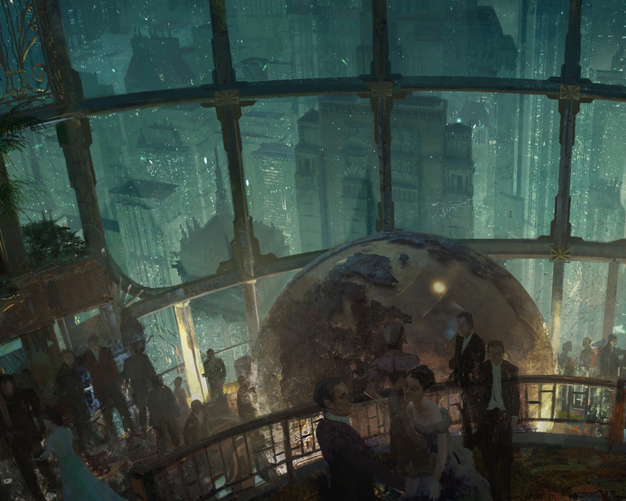 Вид в игре Био Шок