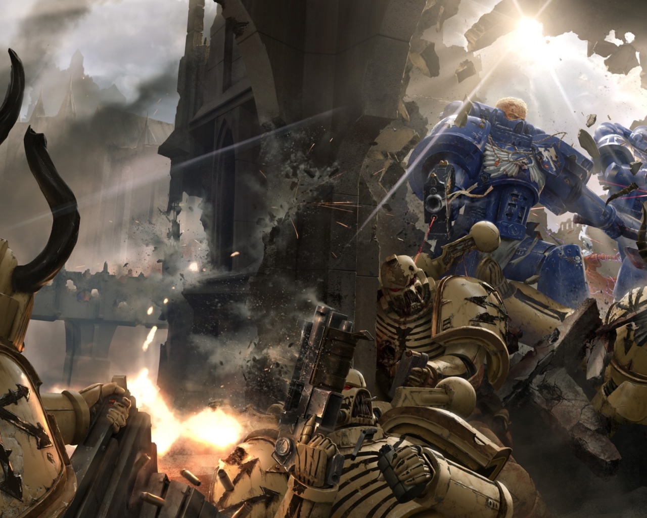 Битва ультрамаринов в игре Warhammer 40000