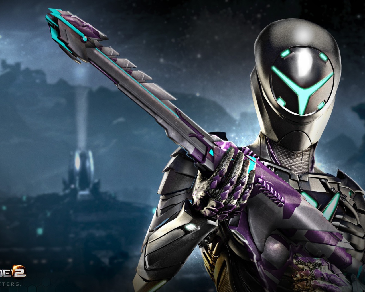 Воин в маске в игре Planetside 2