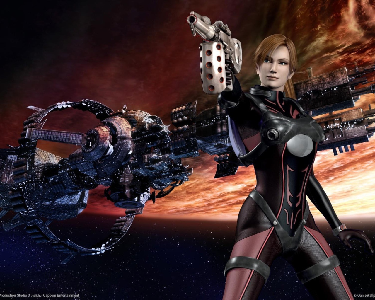 Воин из игры Dino Crysis