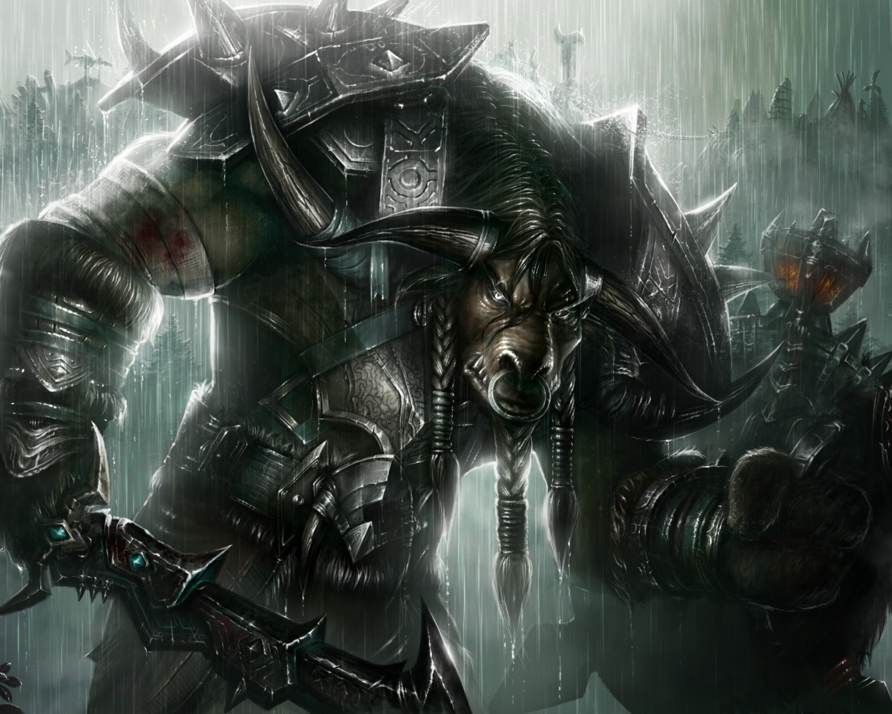 Воин из игры Варкрафт