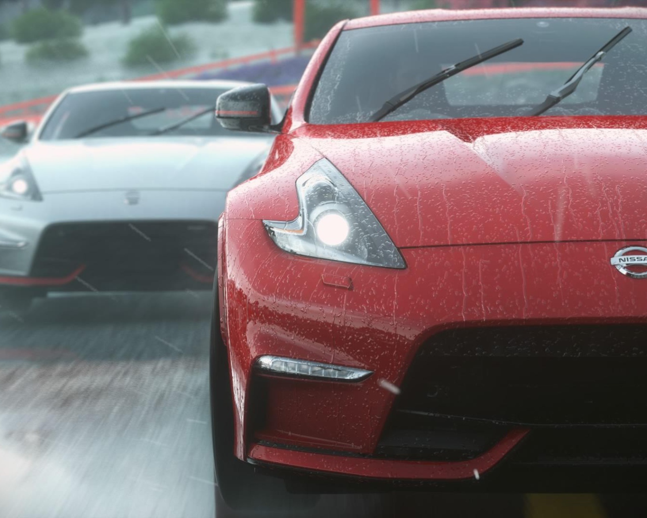 Мокрый Ниссан в игре Driveclub