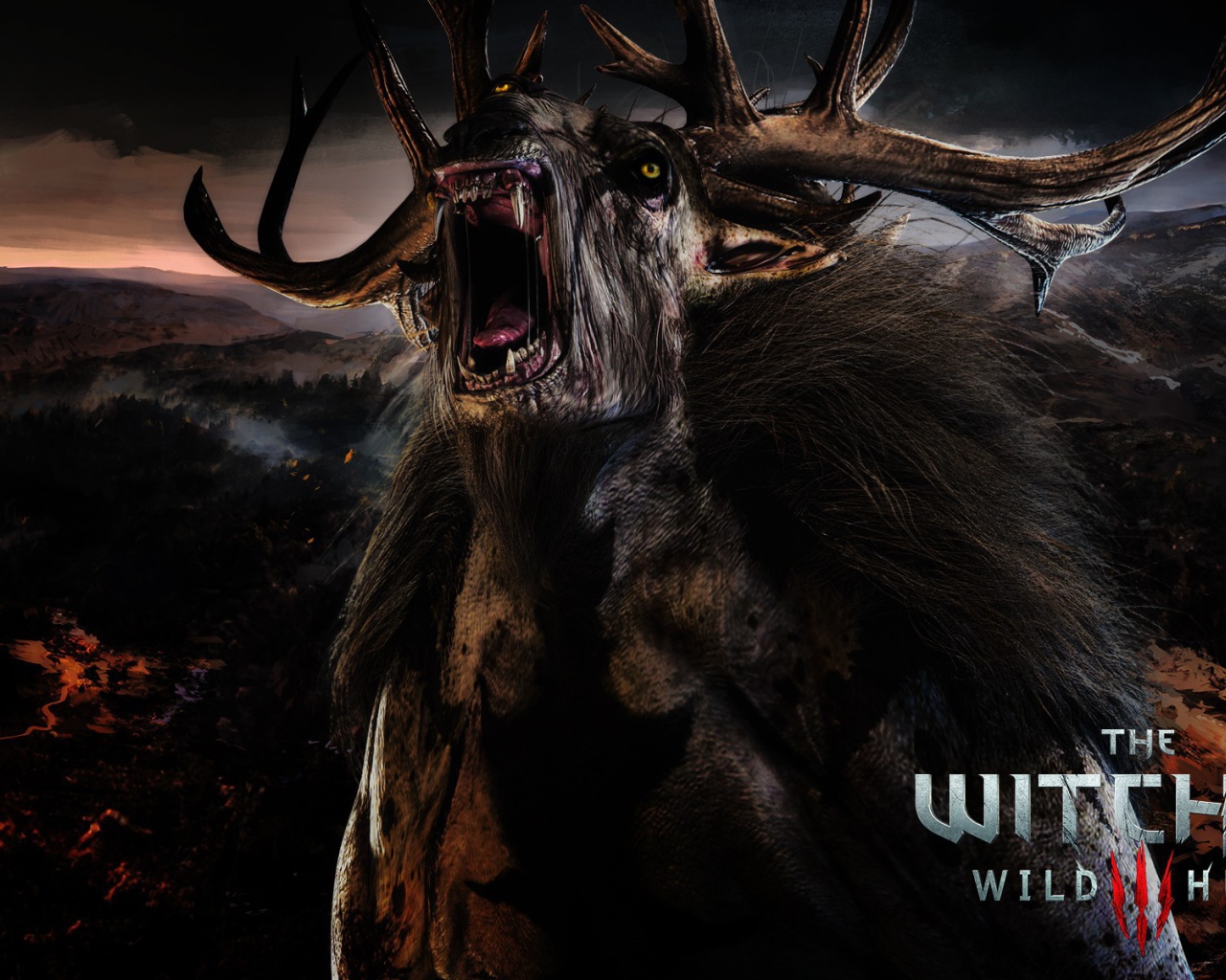 Дикий олень в игре The Witcher 3 Wild Hunt